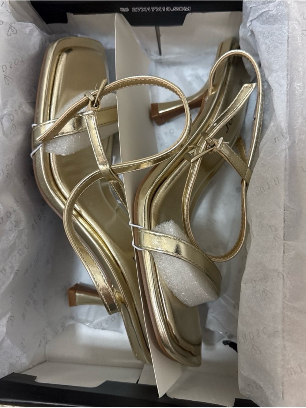 Windsor Silver Lining Strappy Kitten Heels
